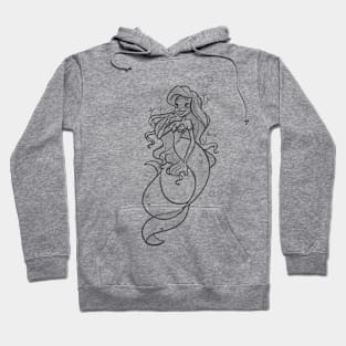 Mermaid sketch #2 Hoodie